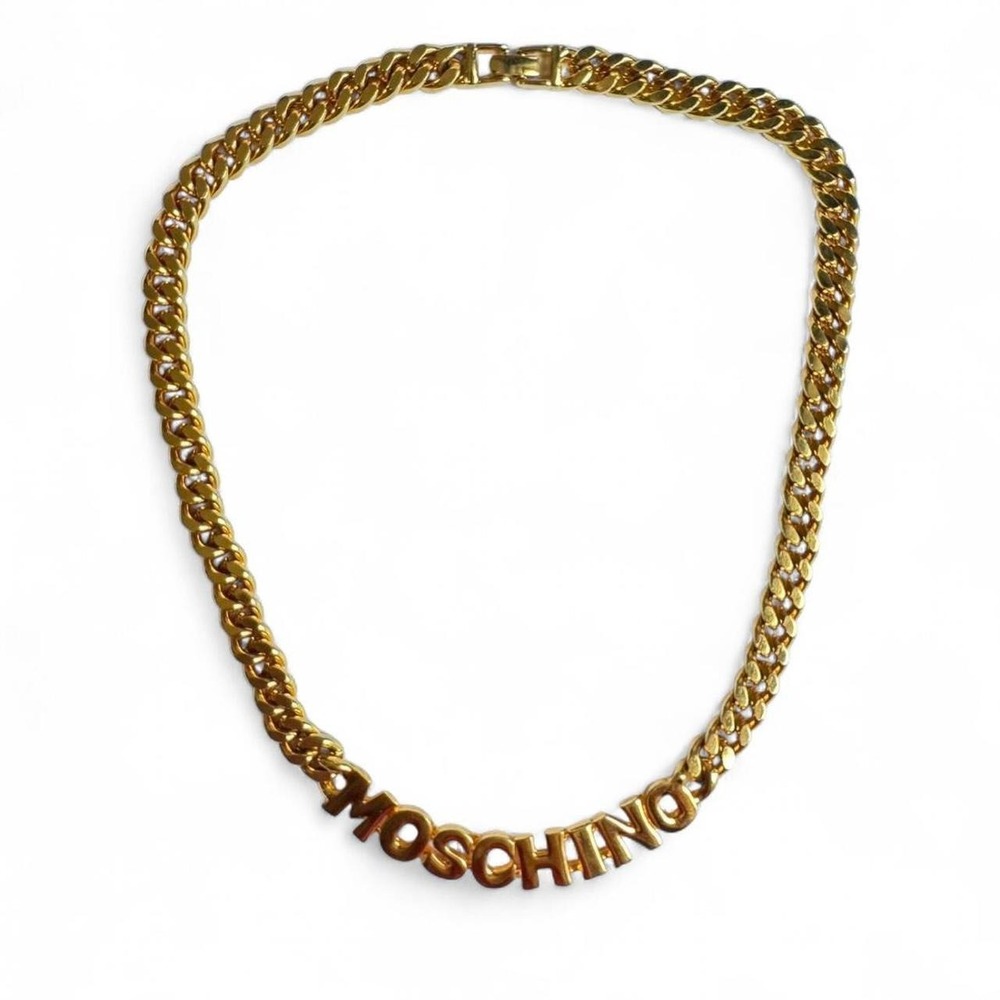 Vintage Gold Moschino necklace